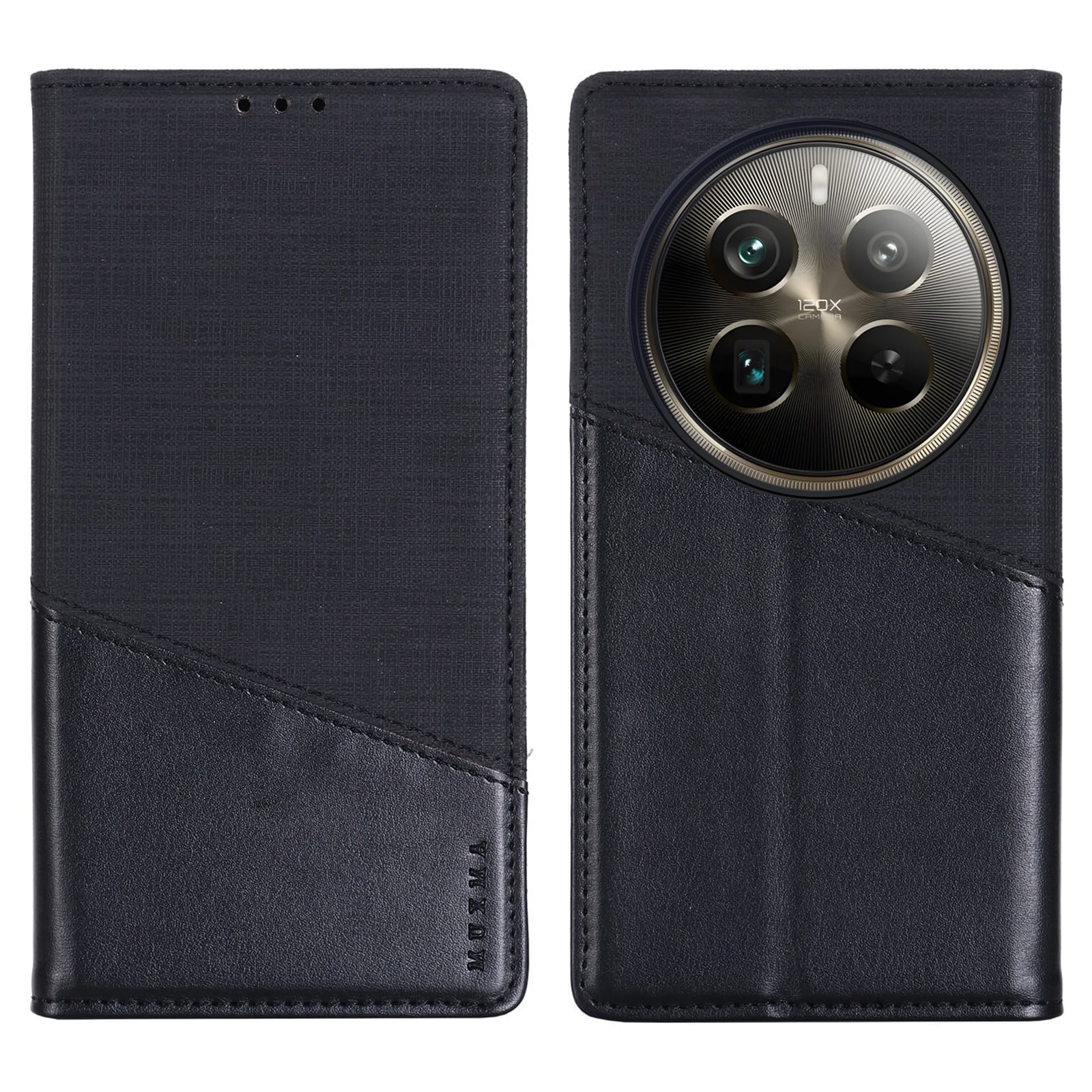 MUXMA MX109 For Realme 12 Pro 5G / 12 Pro+ 5G Phone Case Magnetic Closing RFID Blocking Leather Cover MUXMA MX109 For Realme 12 Pro 5G / 12 Pro+ 5G Phone Case Magnetic Closing RFID Blocking Leather Cover